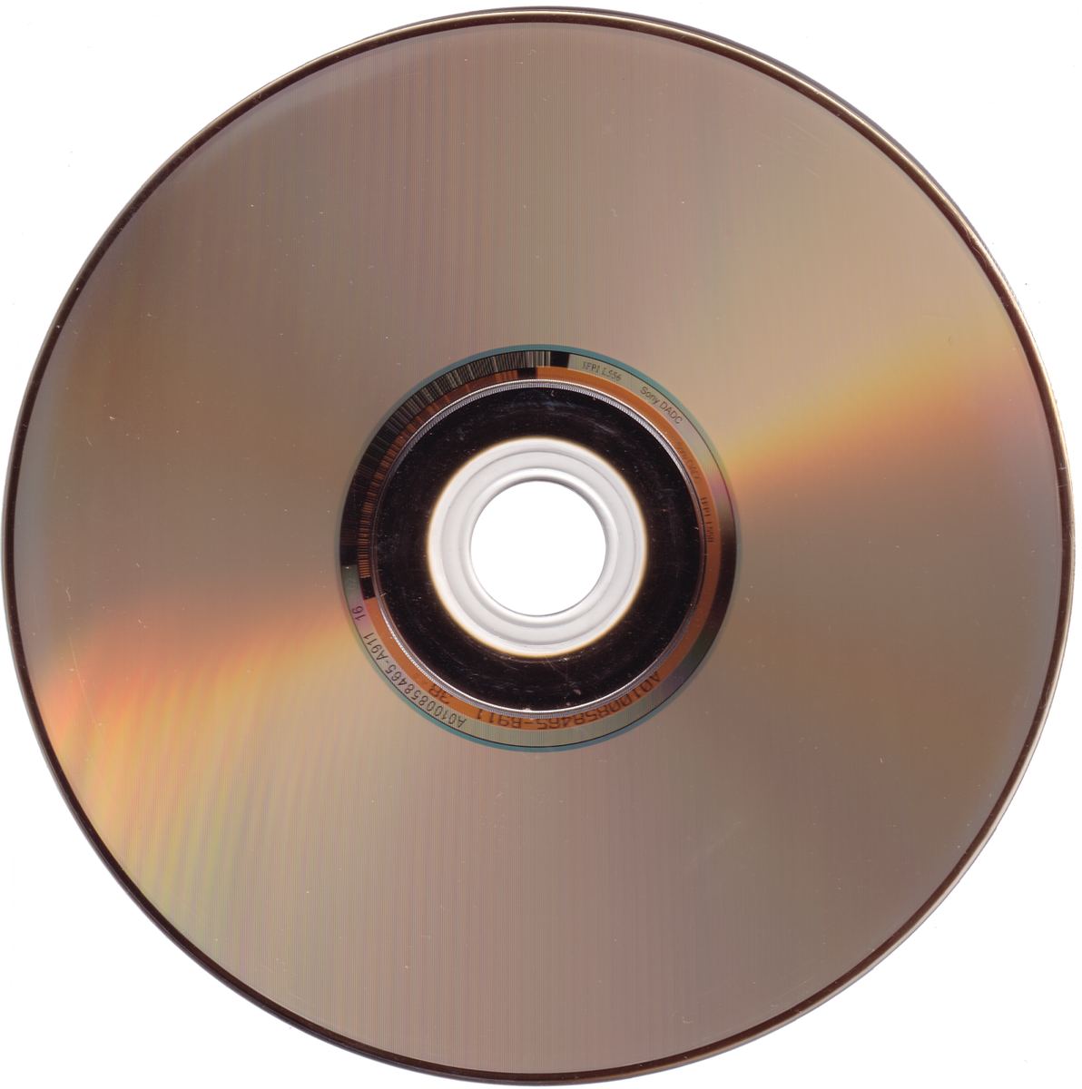 Data side of a hybrid Super Audio CD